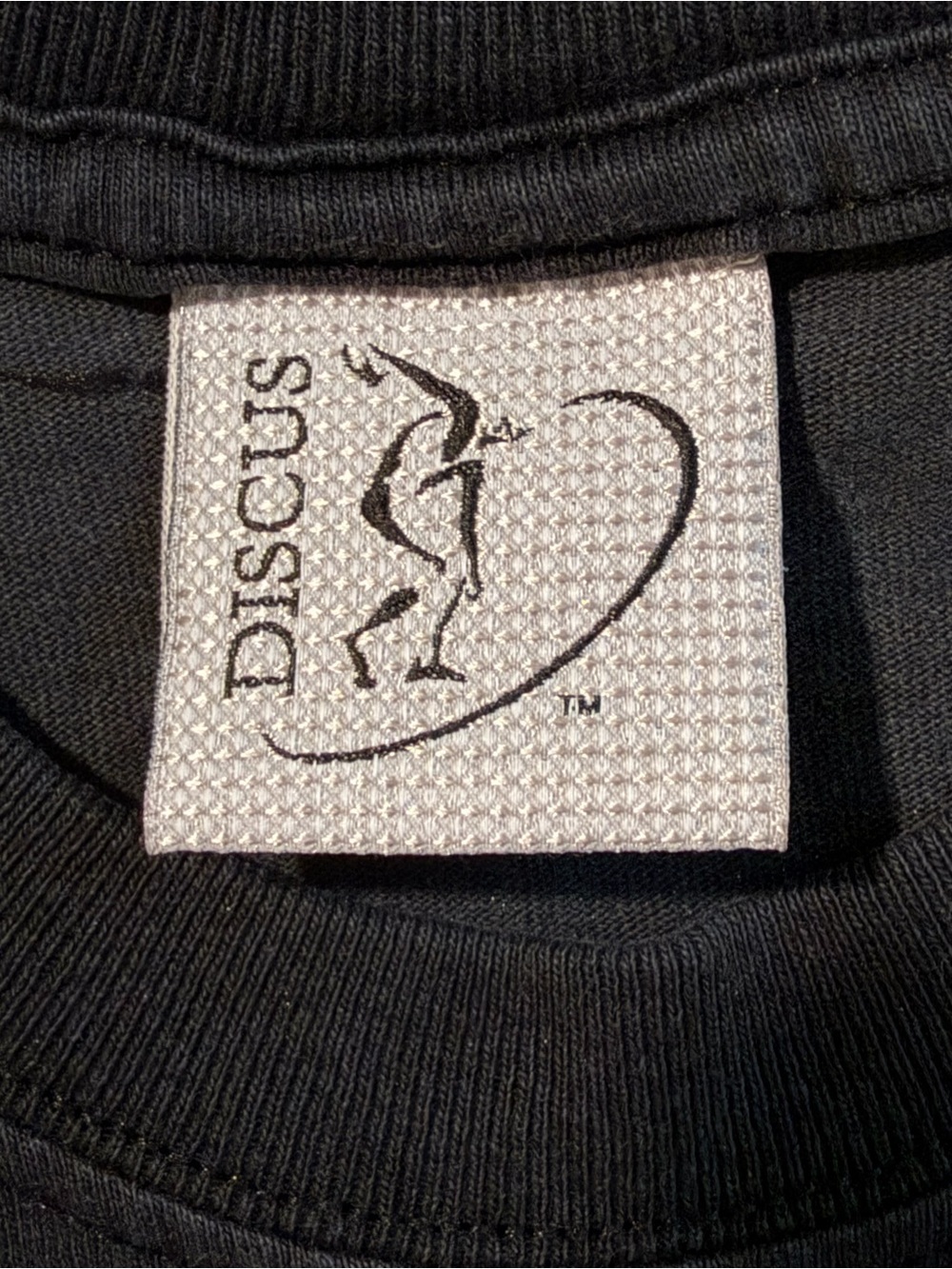 Vintage 2000s Discus Athletic | Black | Blank T Shirt | Size Medium